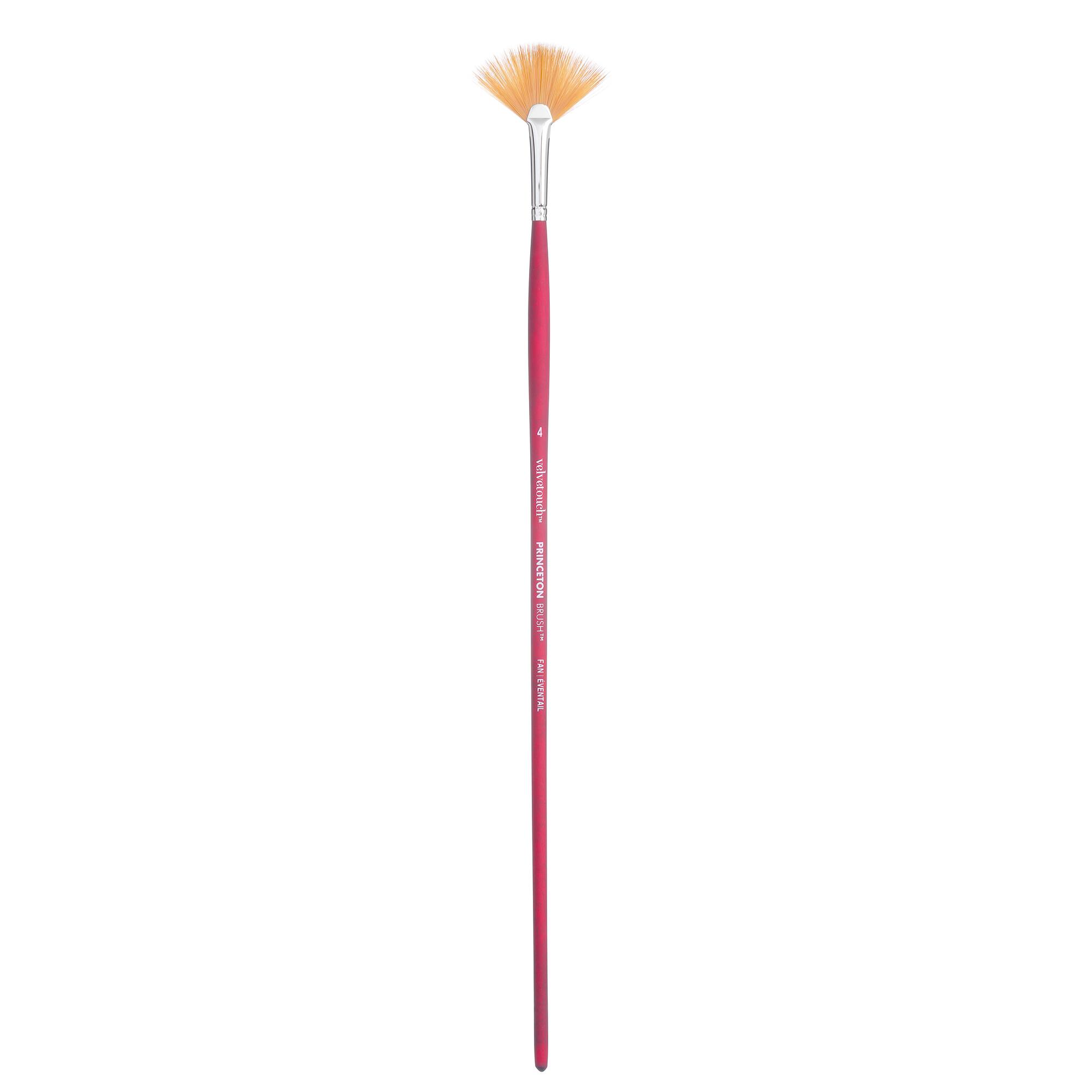 Princeton™ Velvetouch™ Series 3900 Long Handle Fan Brush, Size 4